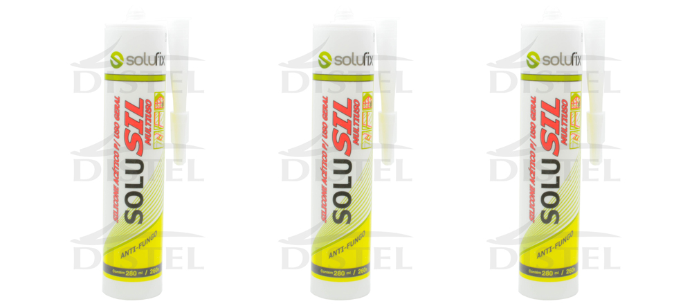 Silicone Acético 280ml Branco